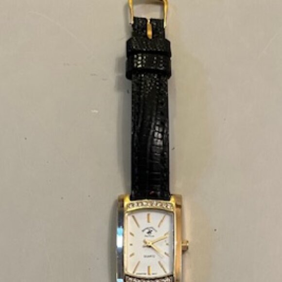 BEVERLY HILLS POLO CLUB | Gold-Tone Quartz Women's Watch-NEW Battery - Picture 3 of 10